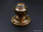 Preview: Jugendstil Deckenlampe Messing goldbraun 1xE27/60W