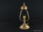 Preview: kleine Jugenstil-Beistelllampe Messing goldbraun 1xE14/40W